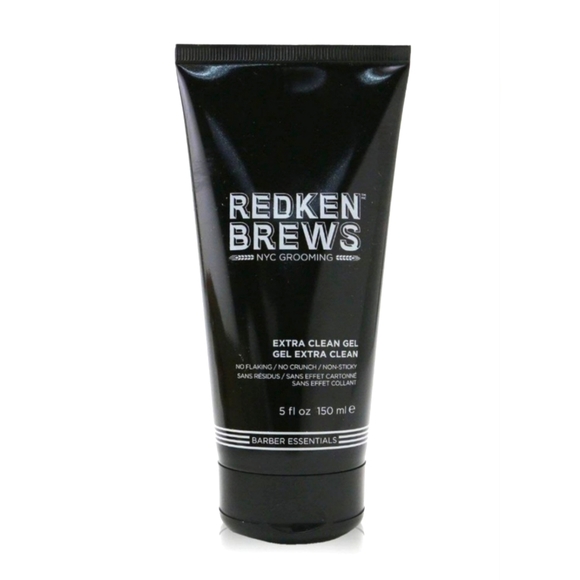Redken Brews Extra Clean Gel (No Flaking No Crunch Non-Sticky) ~New☆Rare, HTF☆